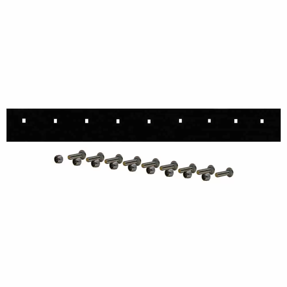 8.5' x 6" x 1/2" High Carbon Steel Cutting Edge Blade, Top Punch has 9 Mounting Holes with Hardware - Meyer C-8.5/Lot Pro/Road Pro