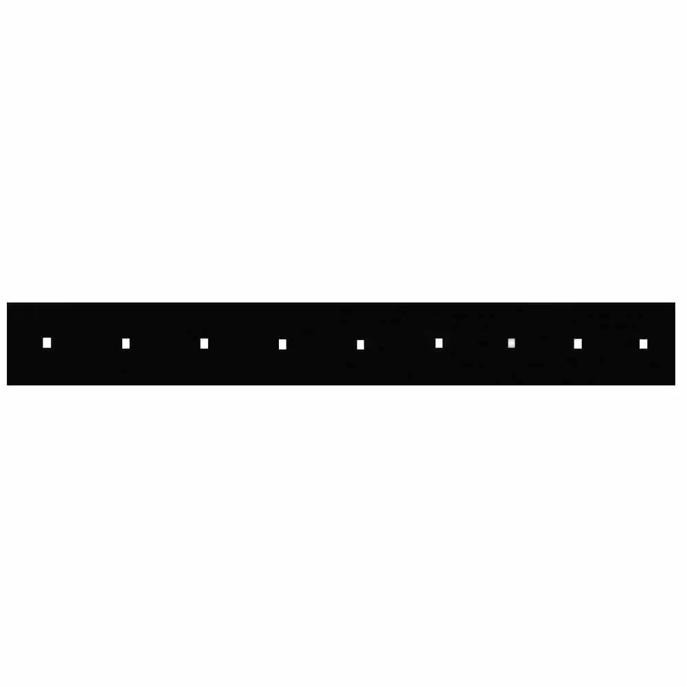8.5' x 6" x 1/2" High Carbon Steel Cutting Edge Center Punch Blade - Curtis Sno-Pro