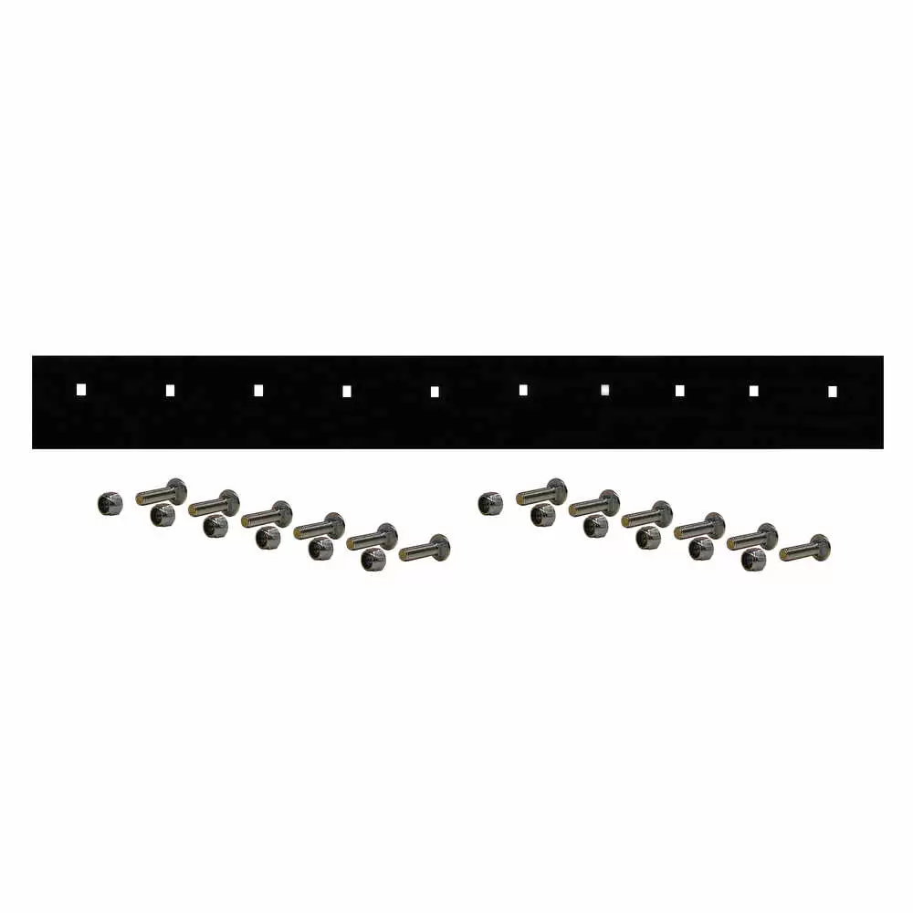 8.5' x 6" x 1/2" Steel Cutting Edge Blade with Hardware Kit - Fits Western 63985 1301296 Pro Plus & Blizzard 8600HD