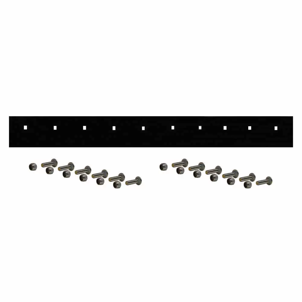8.5' x 6" x 1/2" Steel Cutting Edge Blade Square Holes with Hardware - Replaces Boss Super Duty STB03072 1304753
