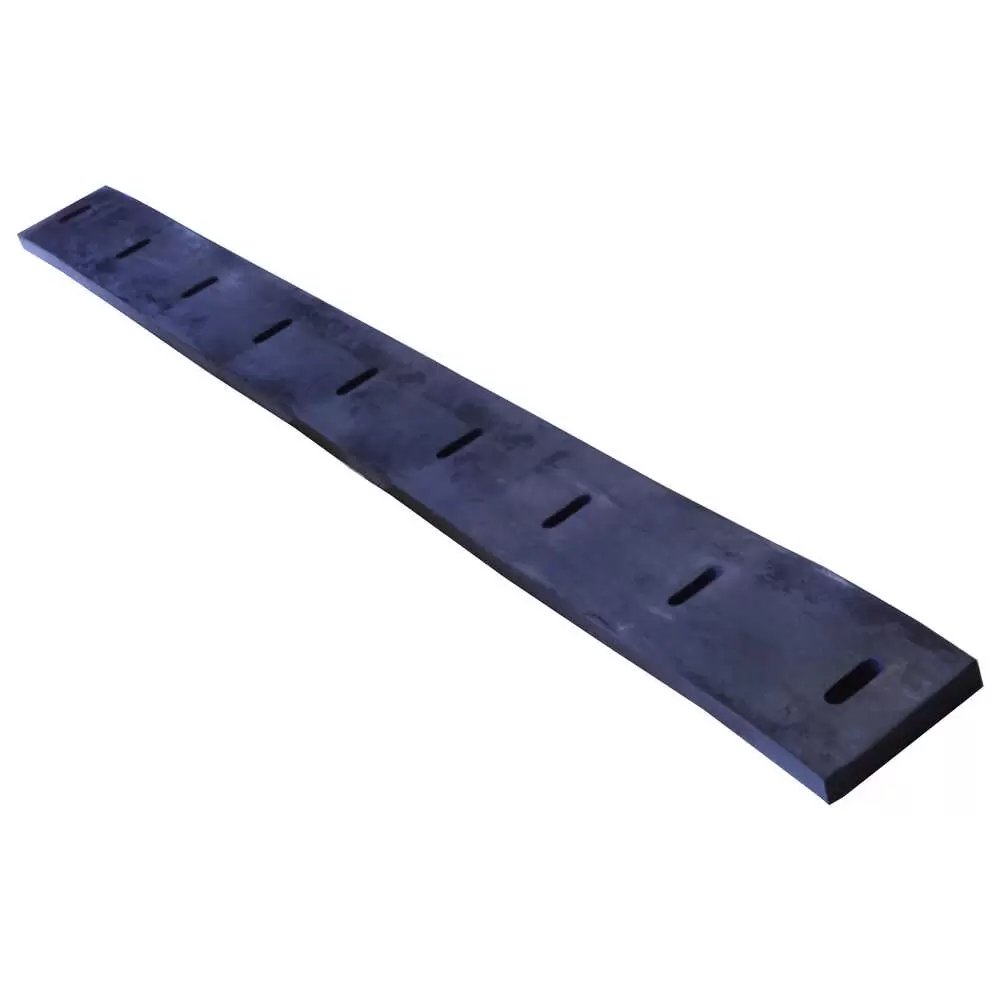 8.5' x 8" x 1-1/2" Rubber Cutting Edge Blade, 9-hole Pattern on the Blade - Fits Meyer C-8.5