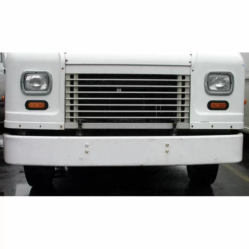 86" Front Bumper - Powder Coated White