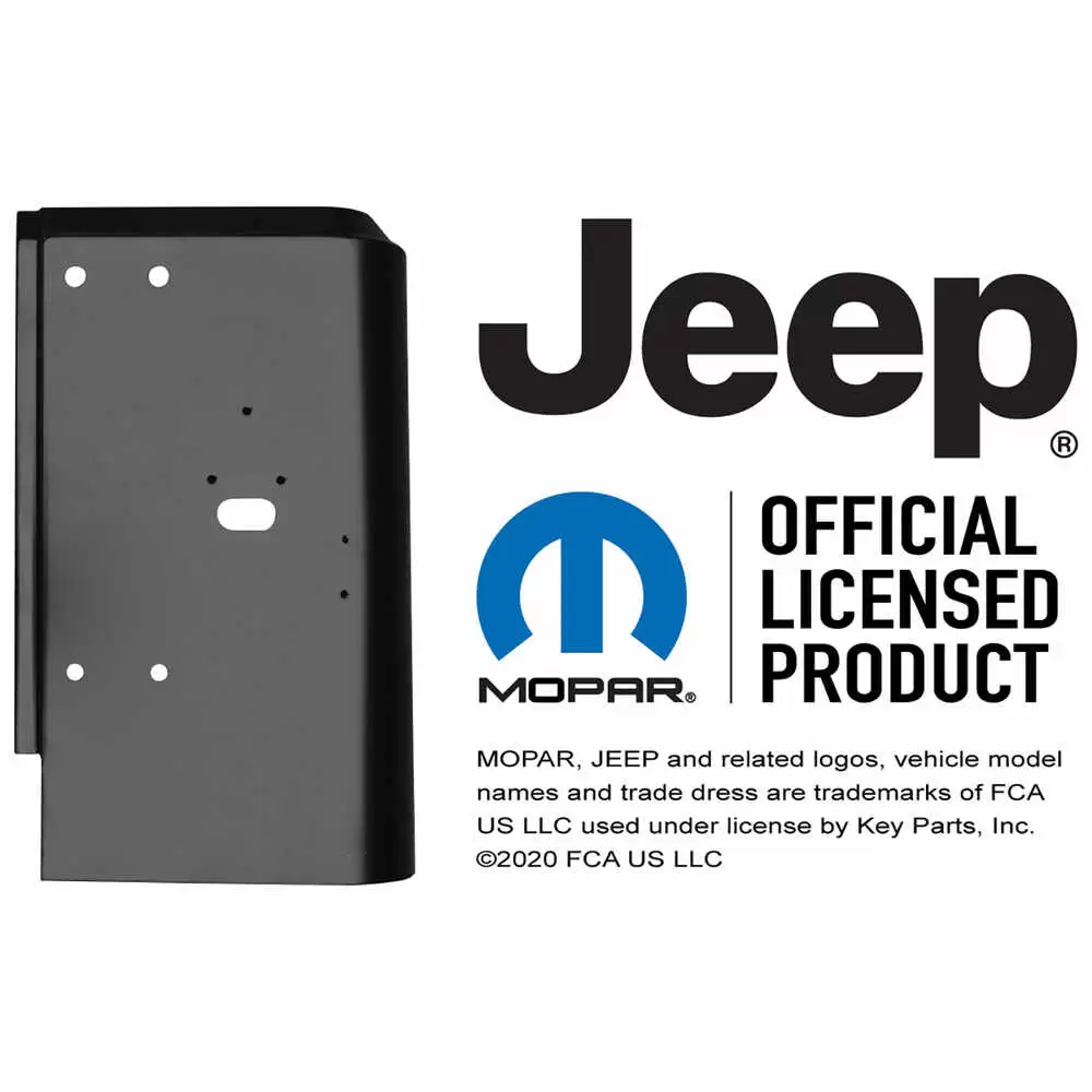 87-95 Jeep Wrangler YJ Rear Corner Panel - 0480-136 Right Side