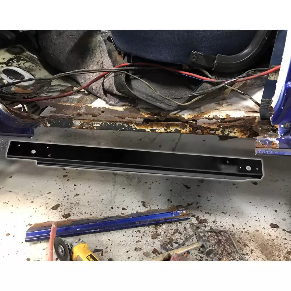 87-98 Ford F350 Pickup Rocker Panel - OE Style - Standard Cab - Left Side