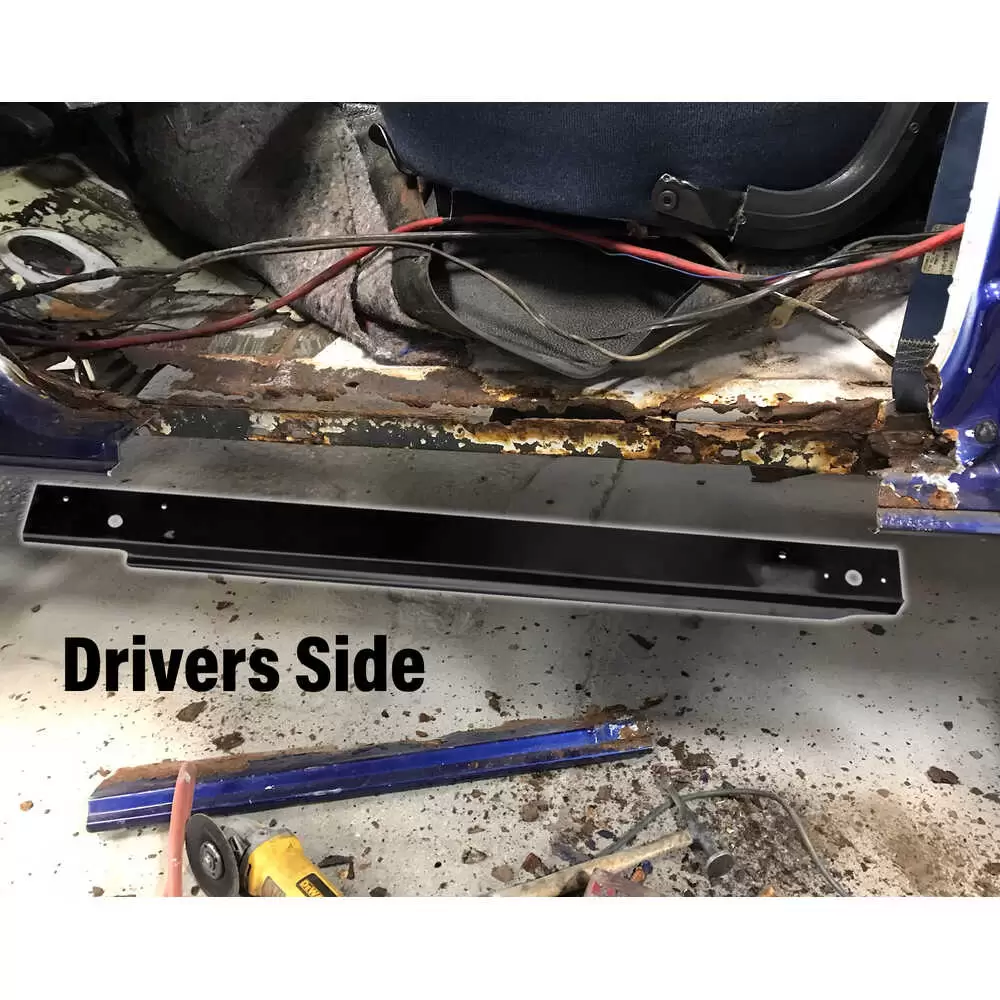 87-98 Ford F350 Pickup Rocker Panel - OE Style - Standard Cab - Right Side