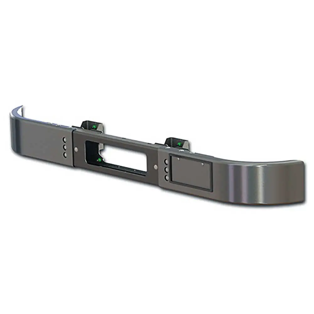 88" Spring Back Front Bumper Assembly with License Plate Frame & Center Cutout - Fits Ford F59
