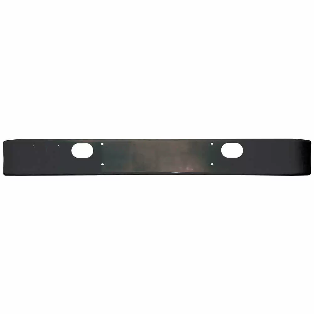 89" Front Bumper, Black - Fits Grumman Bodies with International Chassis