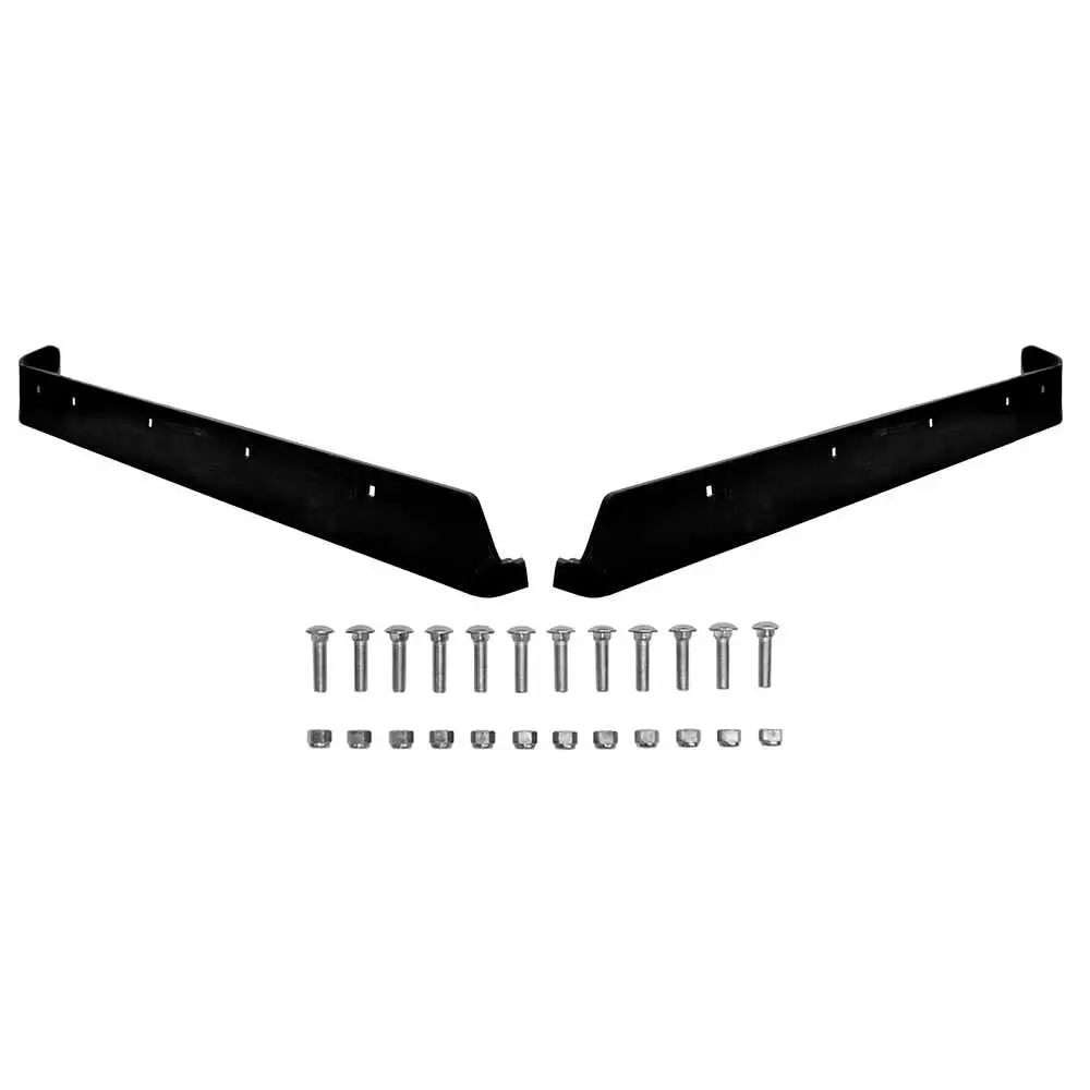 9'-2" Boss V & XT Formed V-Blade Steel Cutting Edge Blade Kit, Driver Side