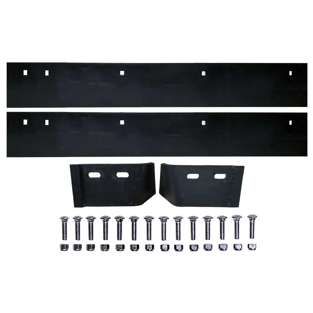 9'-6" High Carbon Steel Complete V-Plow Cutting-Edge Kit - SnowDogg VXF 95