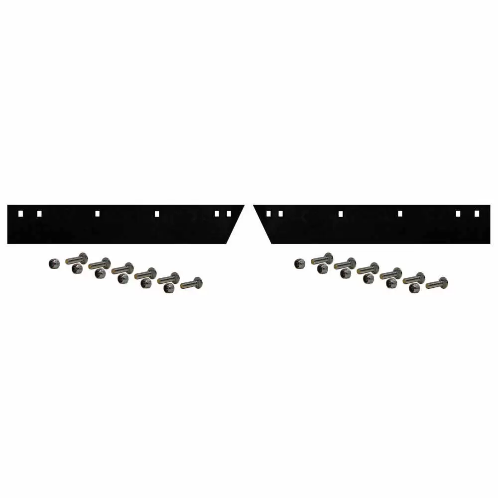 9'-6" V-Blade High Carbon Steel Cutting Edge Blade Kit - Western MVP & Fisher EZ-V