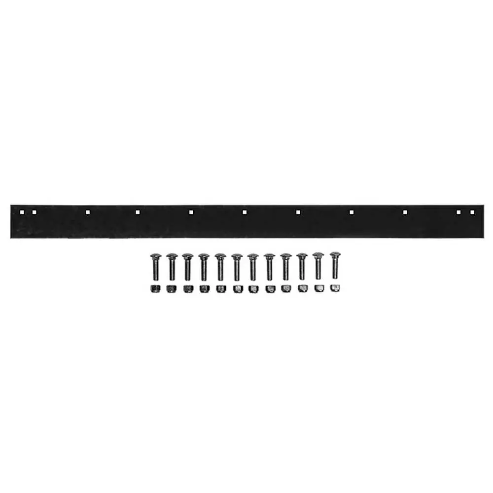 9' x 1/2" x 6" High Carbon Steel Cutting Edge Highway Punch Blade Kit - Fisher Exec MC, Meyer C-9/HM-9/Lot Pro/Road