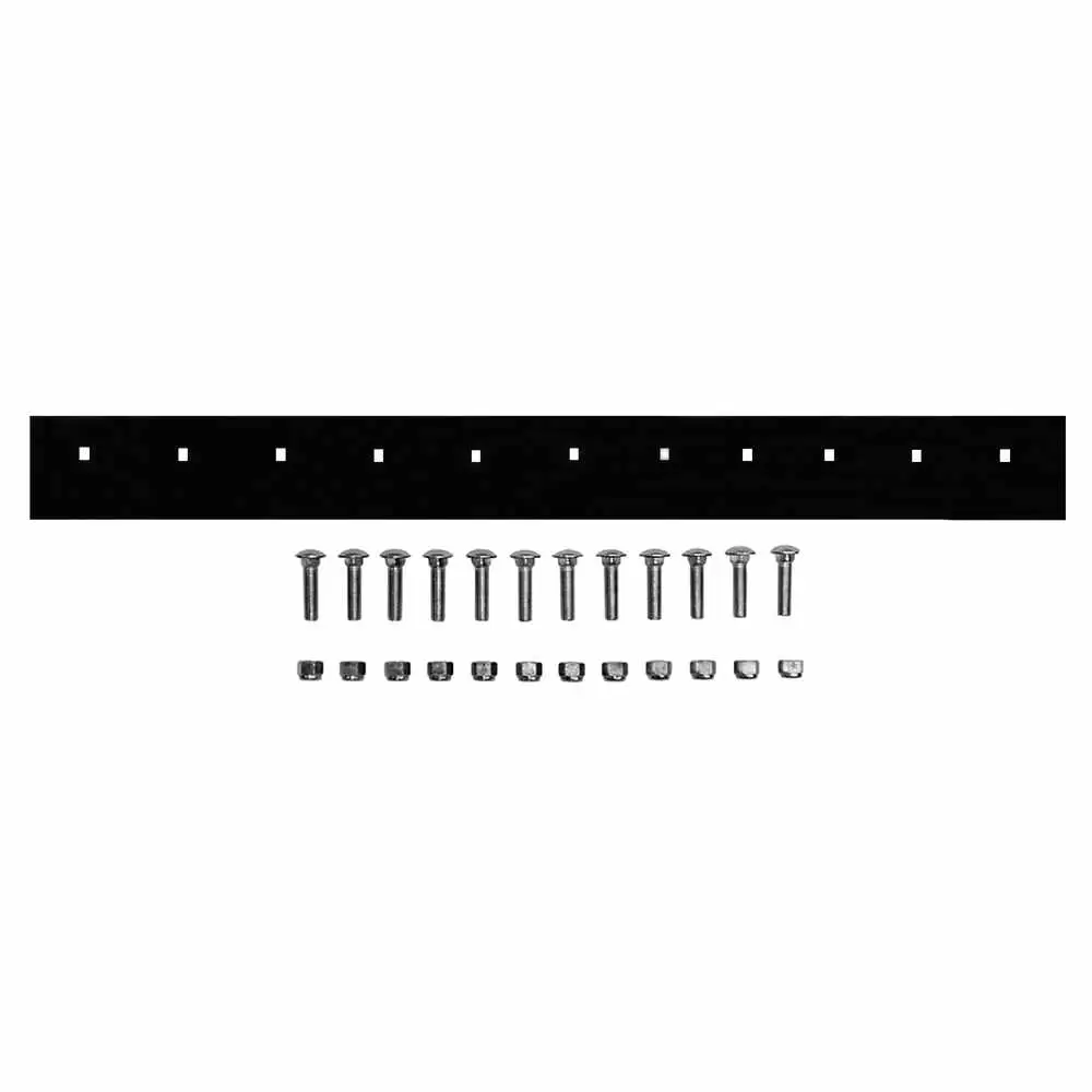9' x 6" x 1/2" Steel Cutting Edge Blade Kit - Western Standard Plow