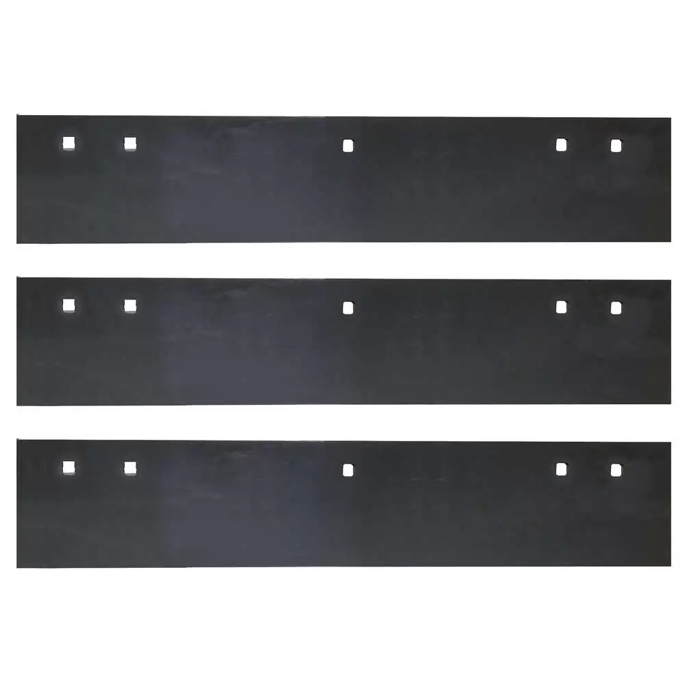 9' x 6" x 3/4" Steel Highway Punch Cutting Edge Blade 3 pc Kit