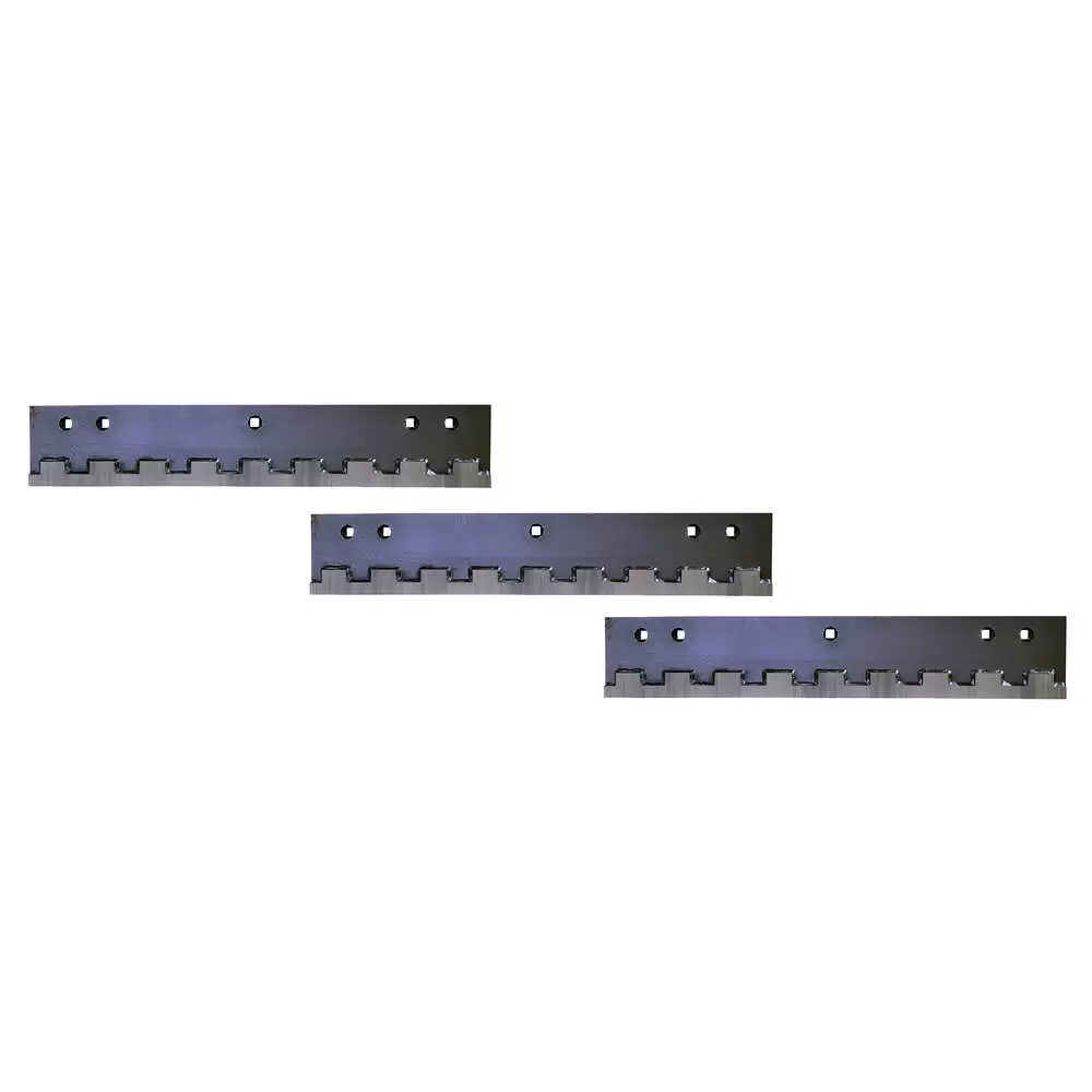 9' x 6" x 5/8" Sabre Heavy-Duty Carbide Highway Punch Cutting Edge Blade Kit - Fits Boss 9' HD+ Straight Blades