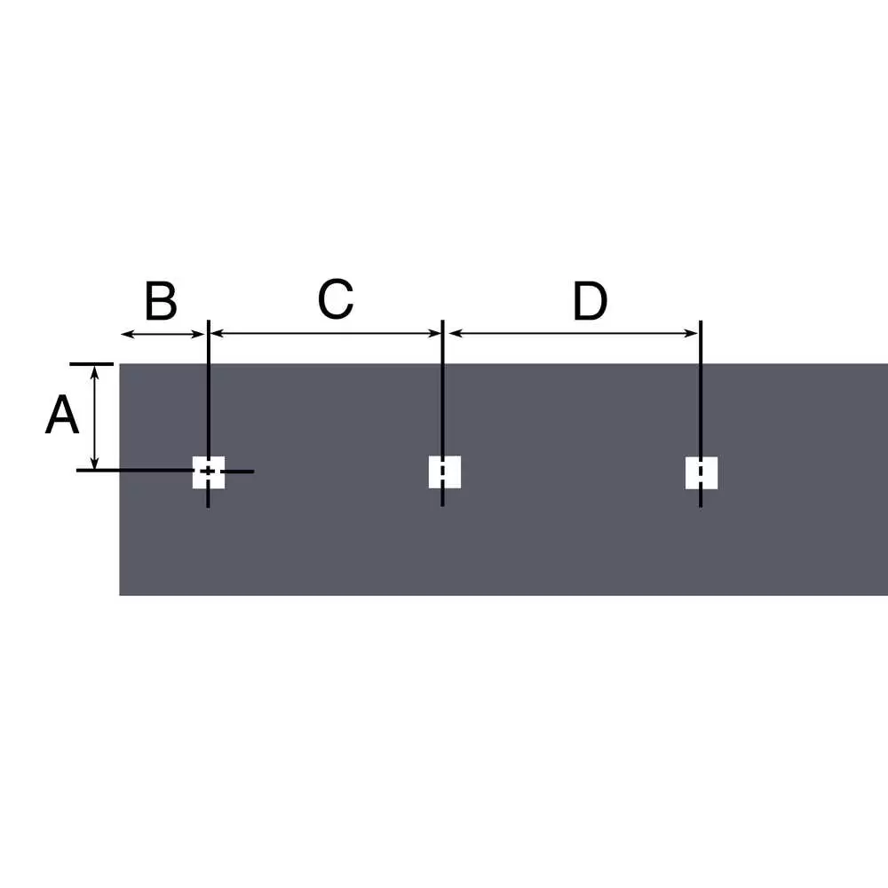 90" Carbide Steel 2 Piece Cutting Edge Blade Kit has 5/8" Tall Carbide Insert, Top Punch with 7 Mounting Holes - Replaces Curtis Sno-Pro 1TBP49A**