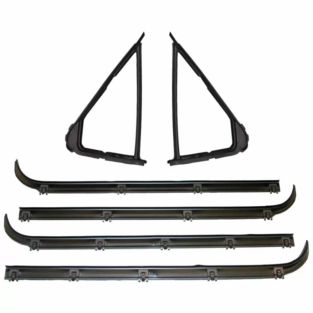 92-96 Ford F150 Pickup Truck Vent Window Seal Kit - 2 Pcs - Left & Right Side