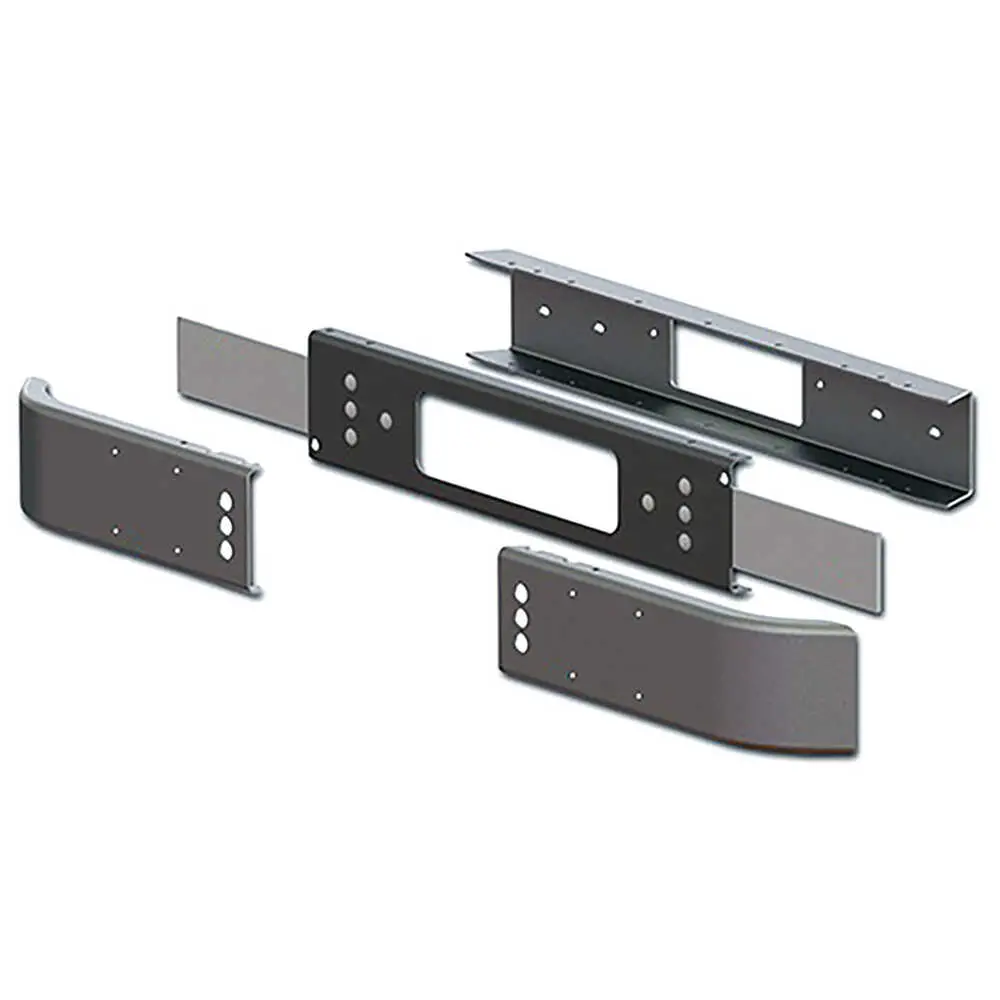 93" Spring Back Front Bumper Assembly with Center Cutout - Fits Ford E-Series chassis