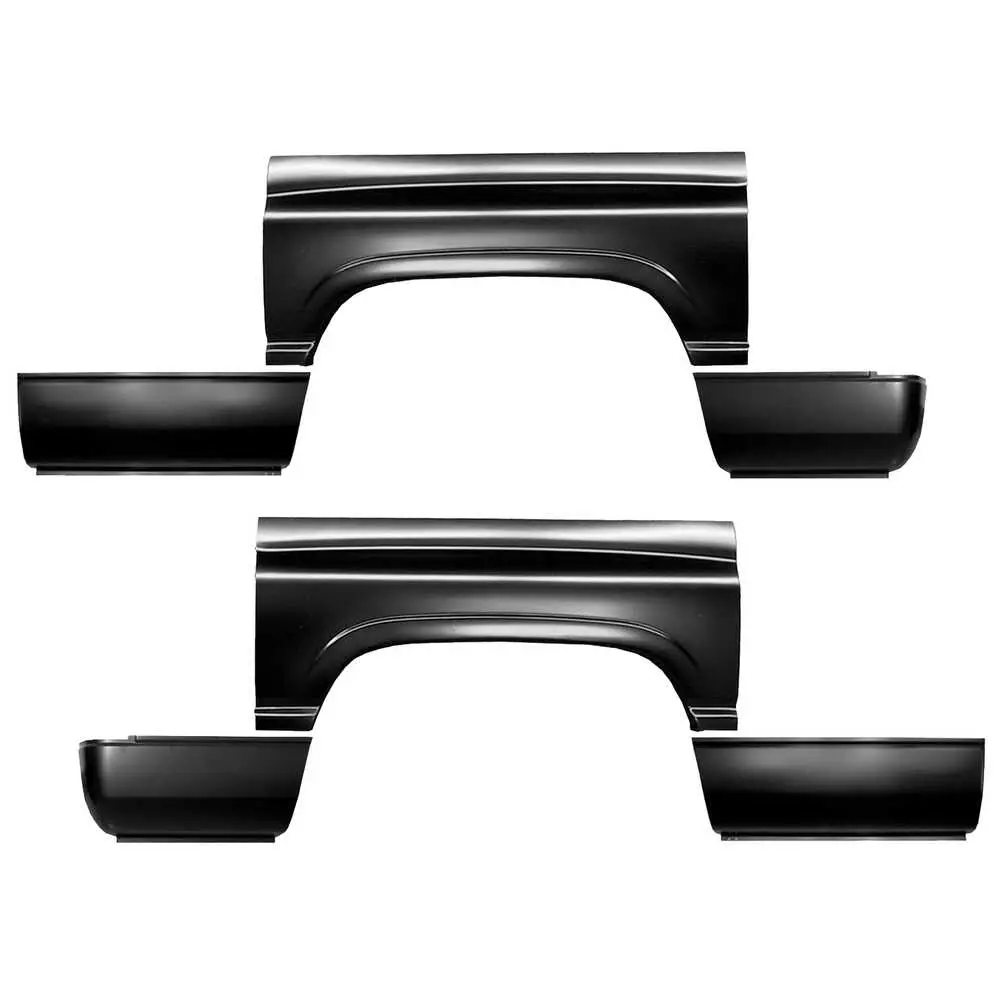 94-01 Dodge Ram 1500 Pickup Truck Wheel Arch & Lower Front & Rear Quarter Panel Bed Section - 8' Bed