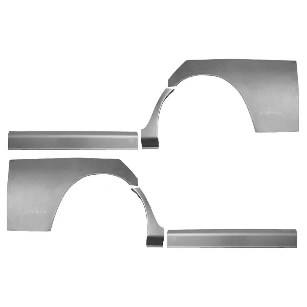 97-03 Toyota Prius Rocker Panel and Dog Leg & Rear Wheel Arch Kit - 4 Door