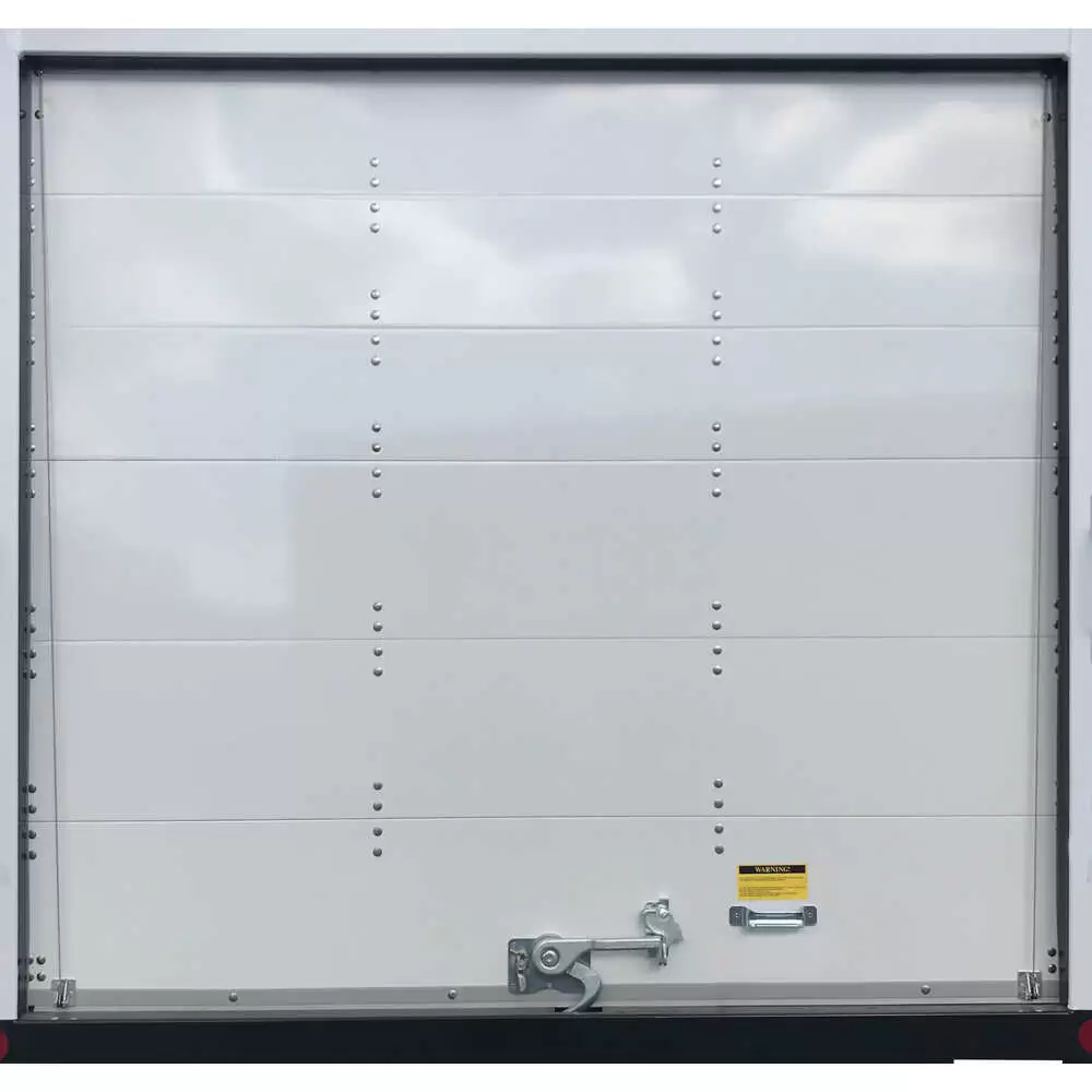 98"W x 107"H Universal Premium Mill Evolution Replacement White Rollup Door w/ 1" Rollers