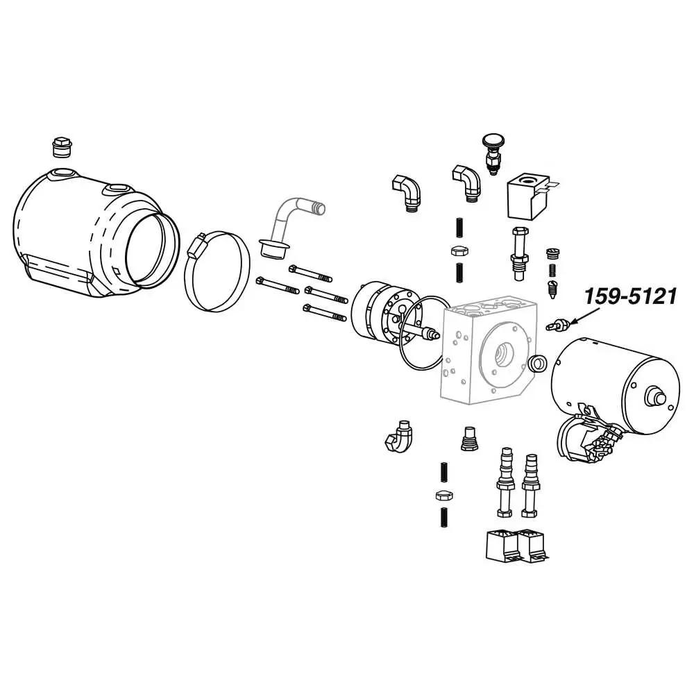 Adjustable Relief Valve fits Meyer E72 & E73 Pump Assembly