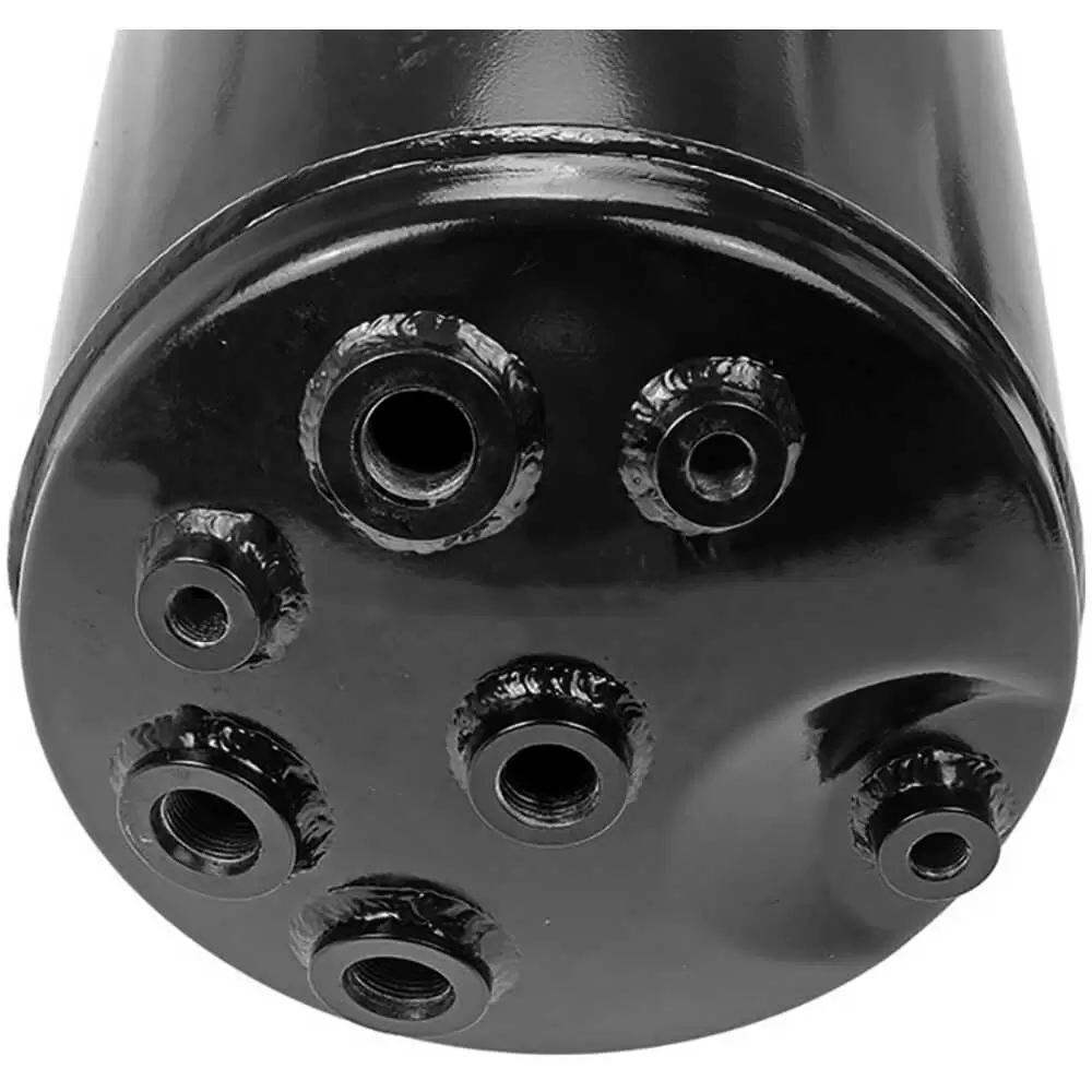 Air Brake Reservoir Tank, Secondary, 8.5" Diameter with 10 Ports - Fits International 4200/4300/4400/730/7400/7500 2002-2010