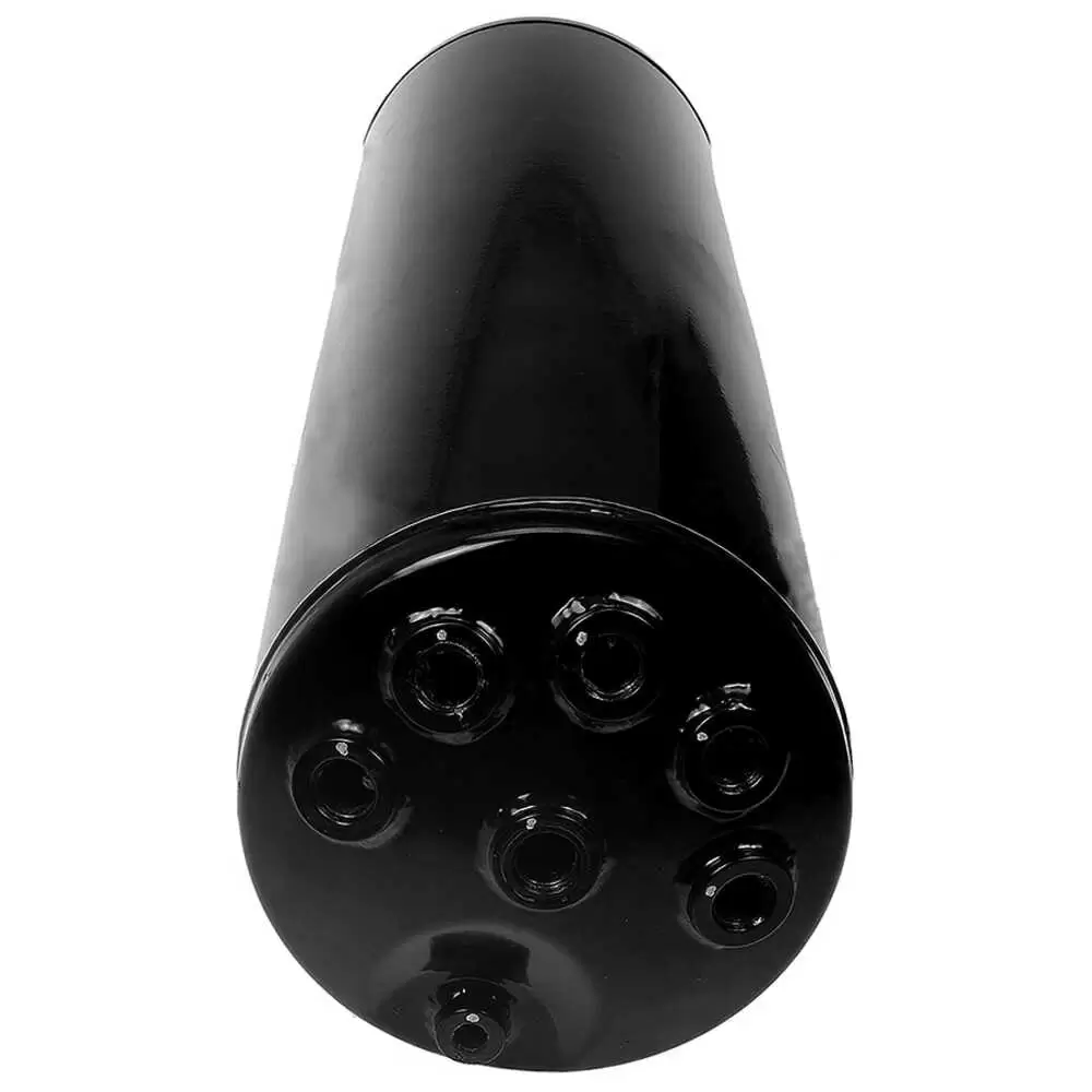 Air Brake Reservoir Tank, Secondary, 9" Diameter with 10 Ports - Fits 4200/4300/4400/7300/7400 1990-2019