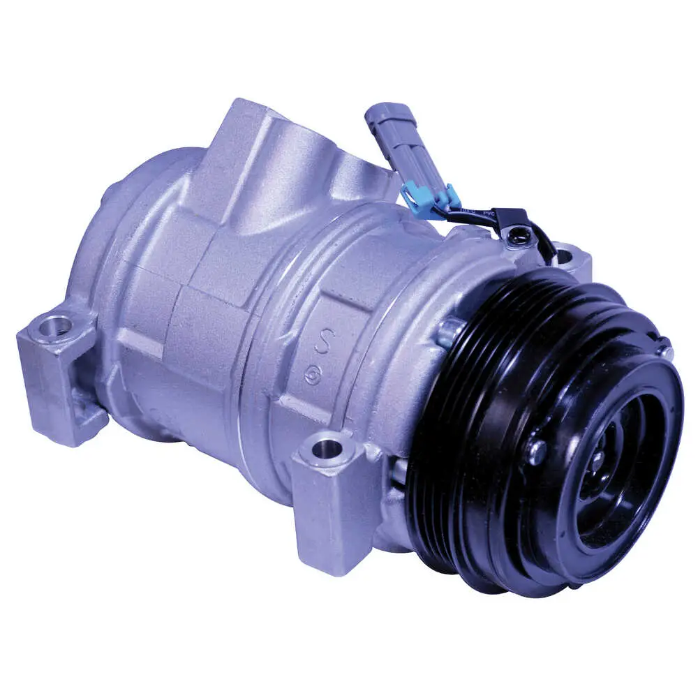 Air Conditioner Compressor, Denso Type - Fits Freightliner MT45/MT55