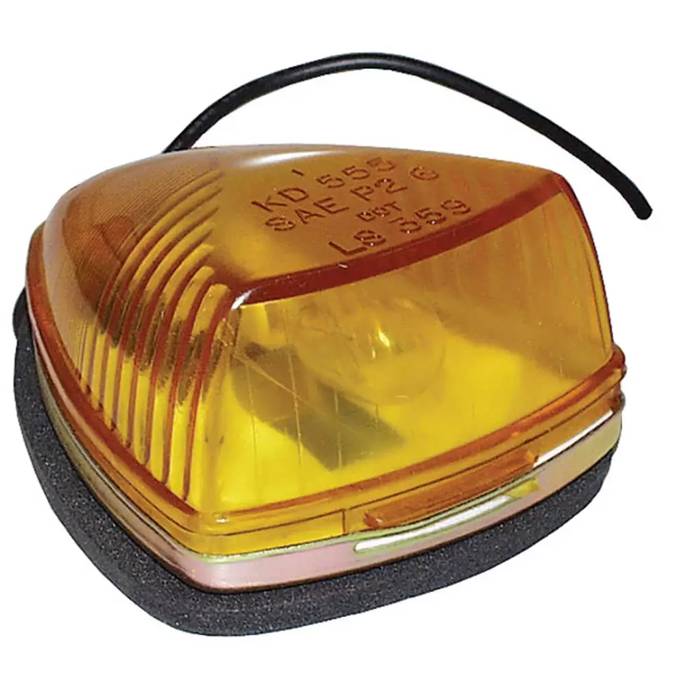 Amber Triangle Surface-Mount Marker Light
