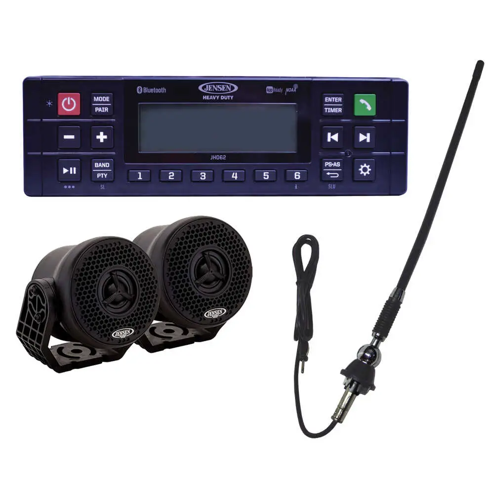 AM/FM/RBDS/WB/USB/AUX-IN/BT/DAB+/Hands Free Calling Heavy Duty Radio, speakers and antenna