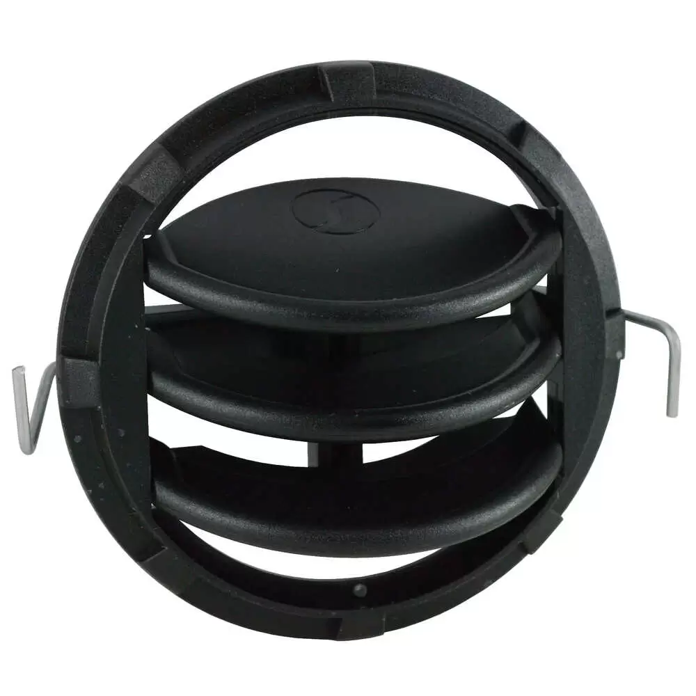 Black Round Louver 3" Diameter