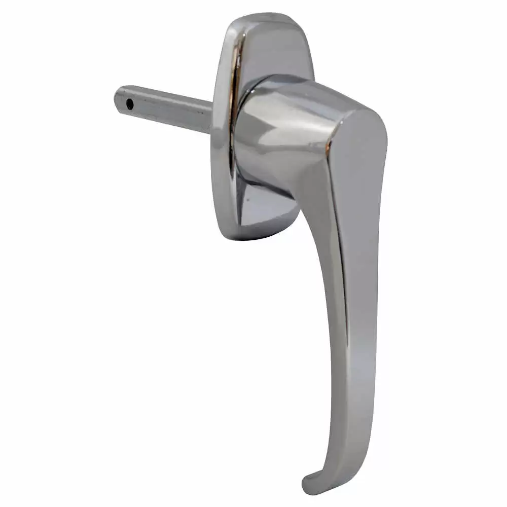 Blind Mount Outside Handle with 5/16 x 1-15/16" Shaft - Chrome - fits Side or Rear Door Whiting 2569
