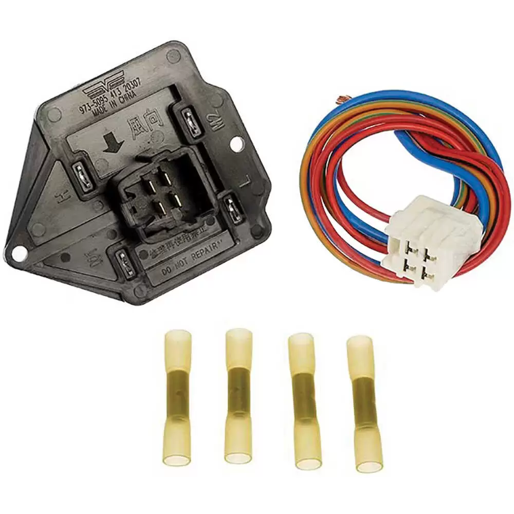 Blower Motor Resistor Kit with Harness - fits Hino 145/165/185/238/268 2005-2010, 258LP 2006-2010, 258ALP 2008-2010