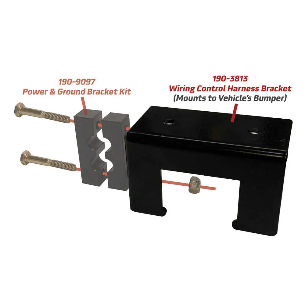 Boss Plow Wiring Control Harness Mounting Bracket