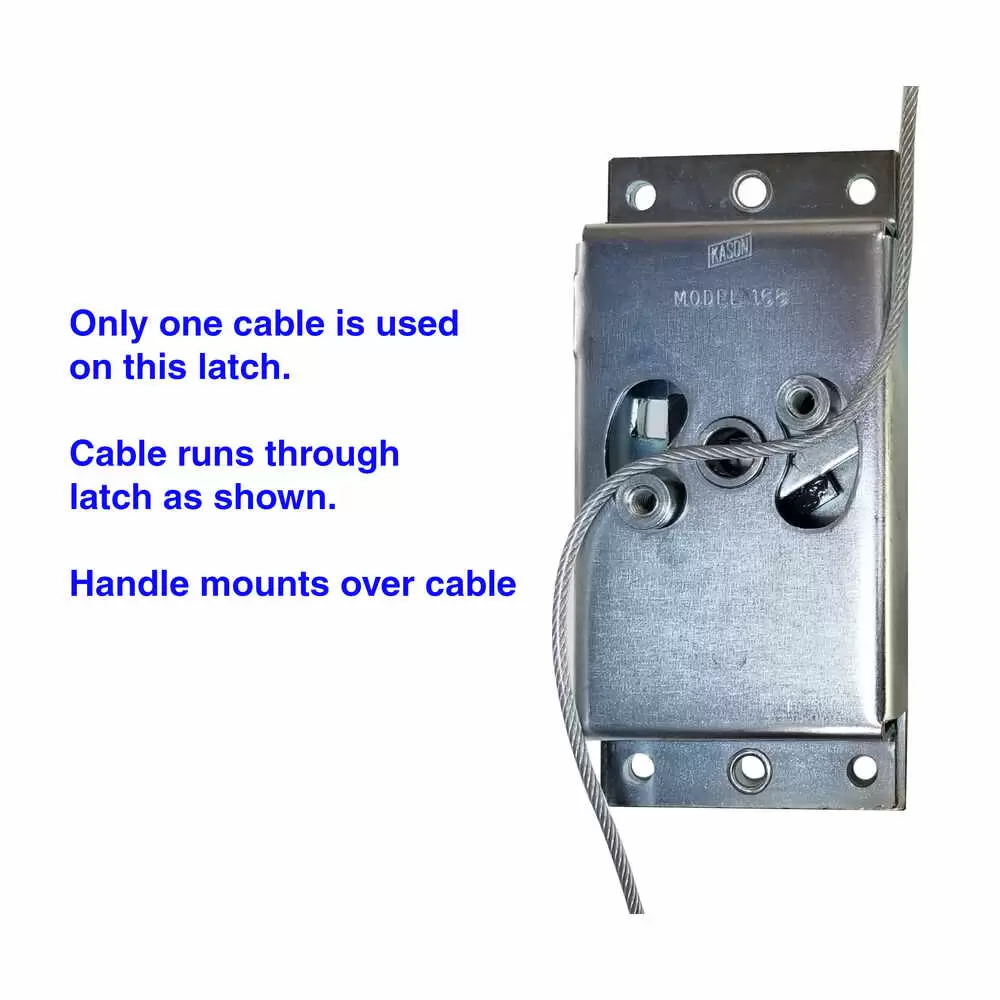 Cable Operated Slam Latch Assembly
