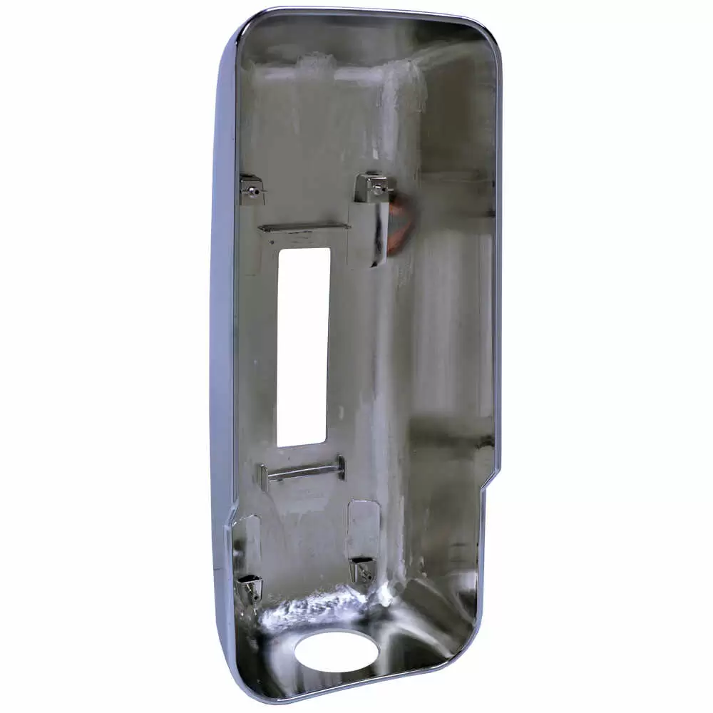 Chrome Mirror Cover with Light Opening - Fits Chevrolet Kodiak, GMC Topkick