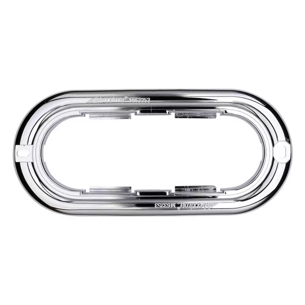 Chrome Snap On Poly Oval flange for 63 Series Lights