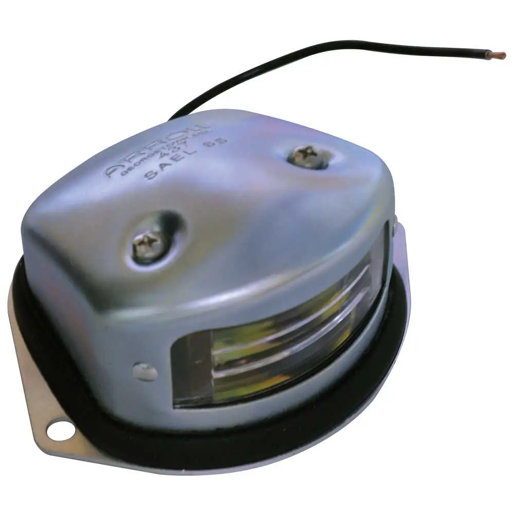 Clear License Plate Light Without Bracket - Chrome