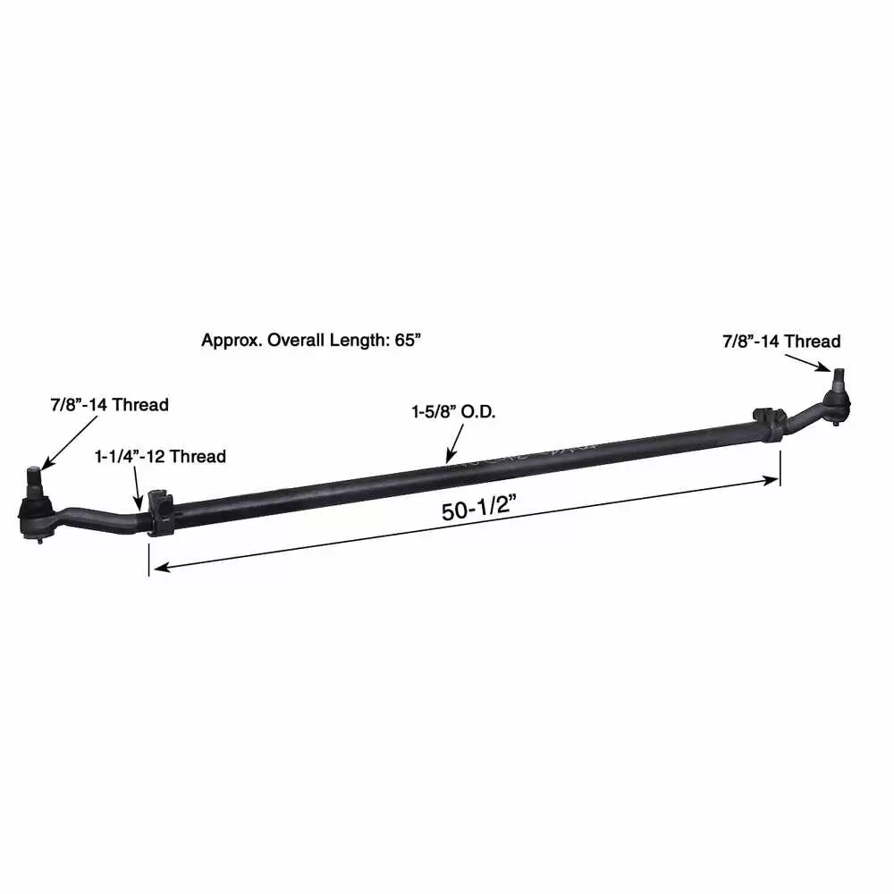 Complete Tie Rod Assembly - that fits MT45 & MT55