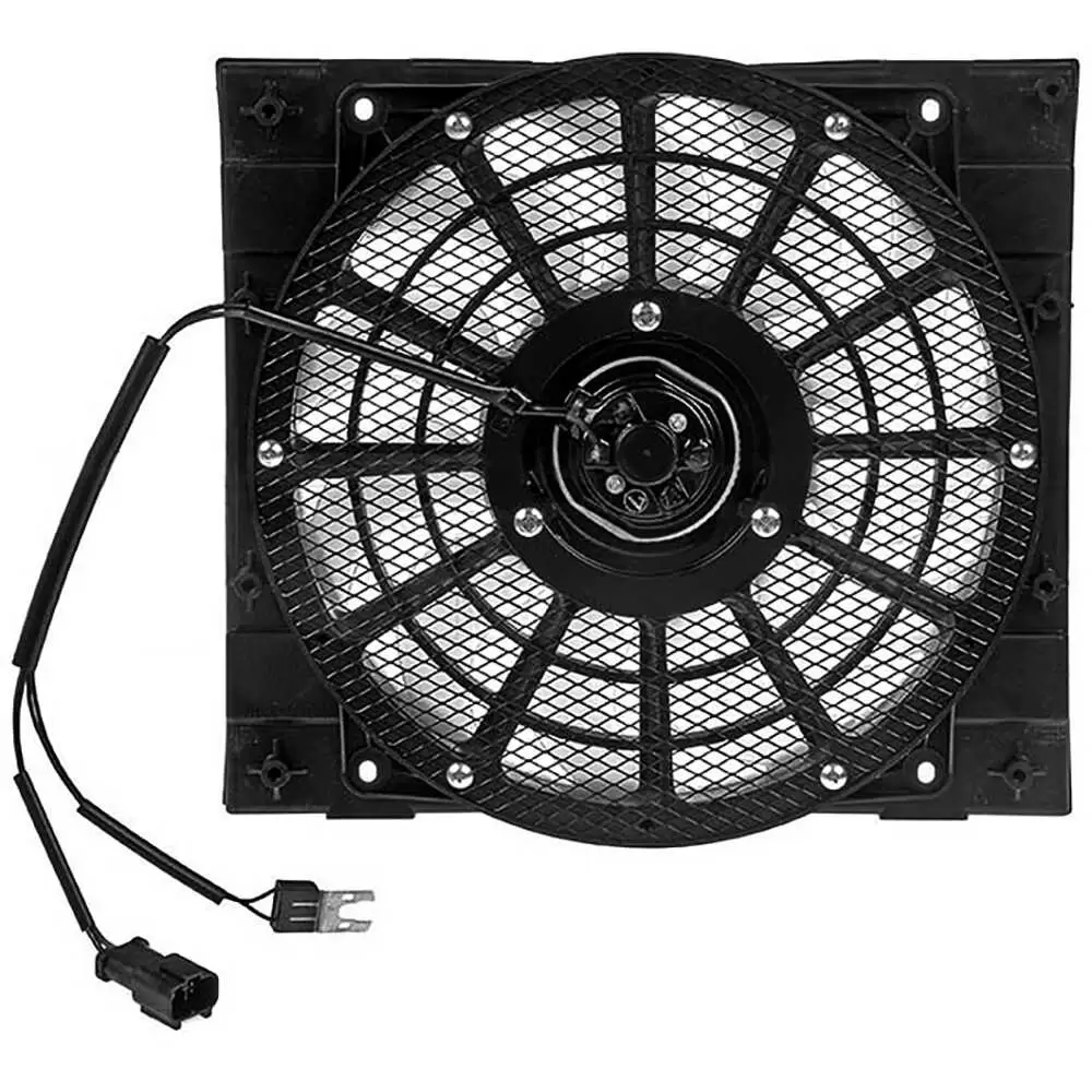 Condenser fan without controller - Fits Chevrolet/ GMC W3500/W4500/W5500, Isuzu NPR/NQR 1998-2007