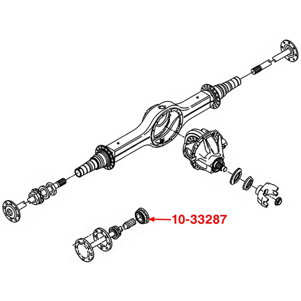 Cone Bearing 2.875 / 1.187 - Fits Freightliner
