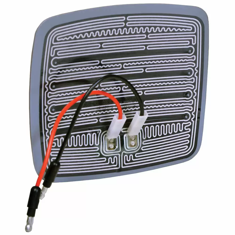 Convex Replacement Glass for Heated Convex Mirrors - 6.5" X 6" - Velvac 704335