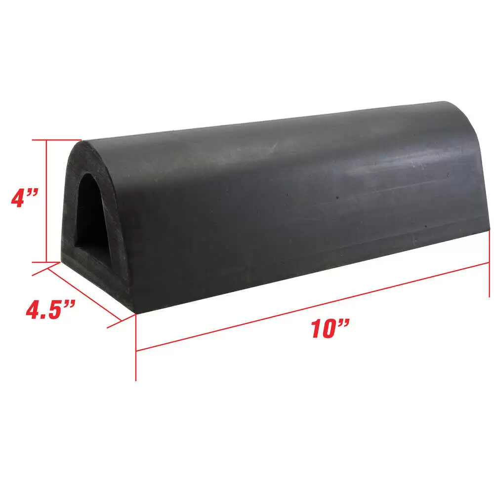 "D" Shape Dock Bumper - 10" x 4.5" x 4"