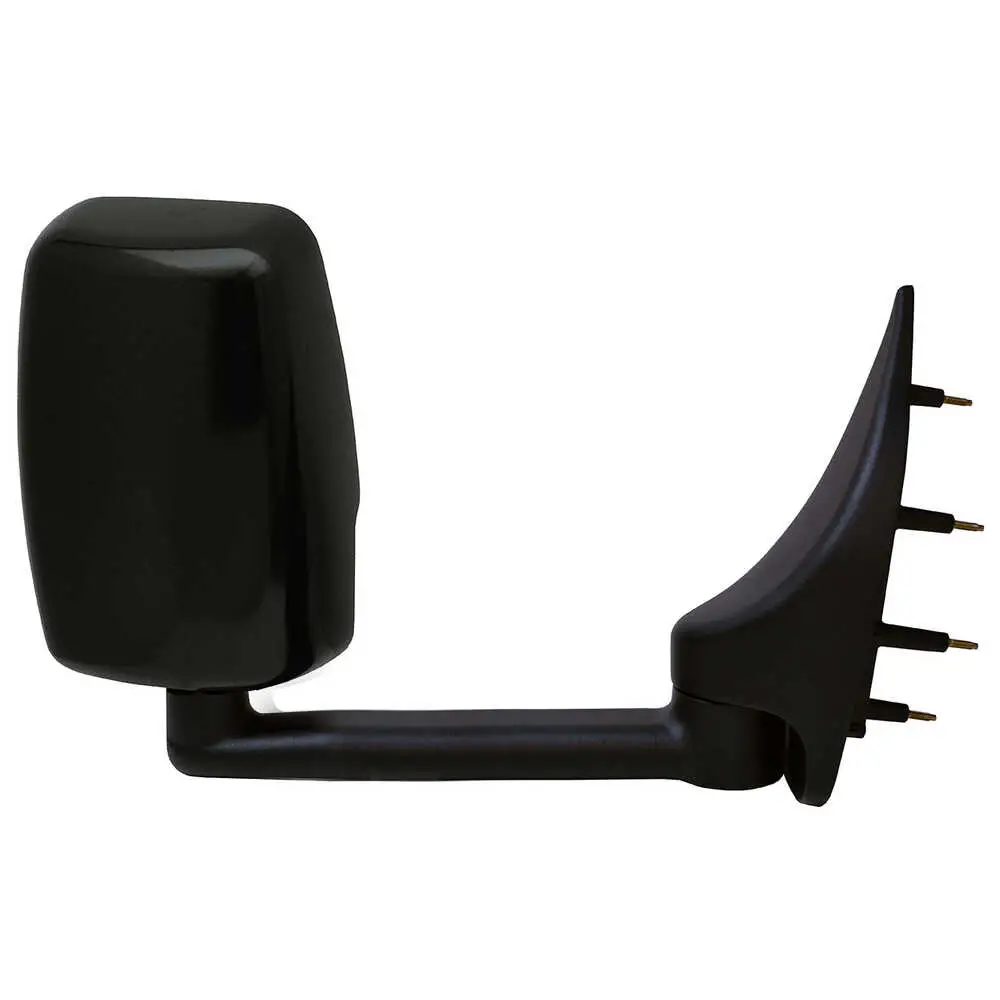 Deluxe Manual Mirror Assembly for 102" Body - Passenger side - Black - Right Side Velvac 714520
