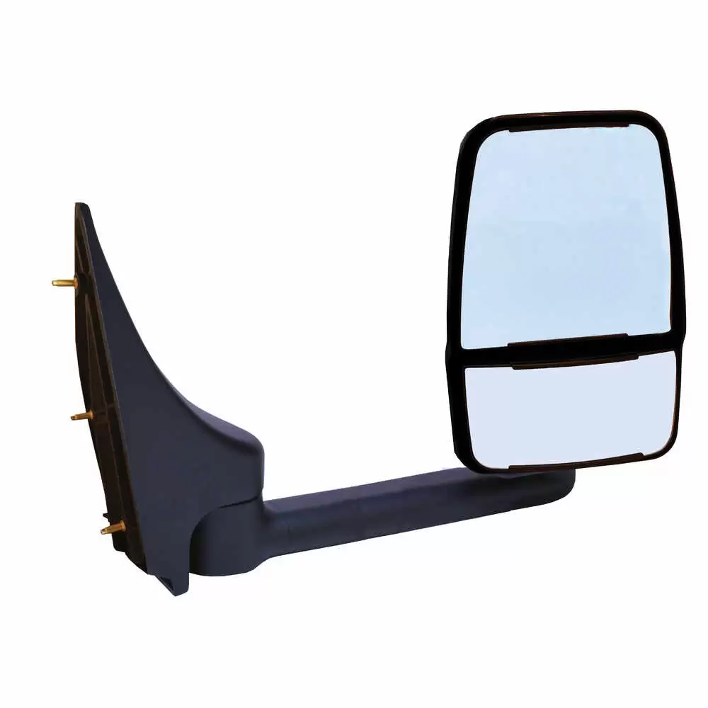 Deluxe Manual Mirror Assembly for 96" Body - Black - Right Side - Velvac 714468