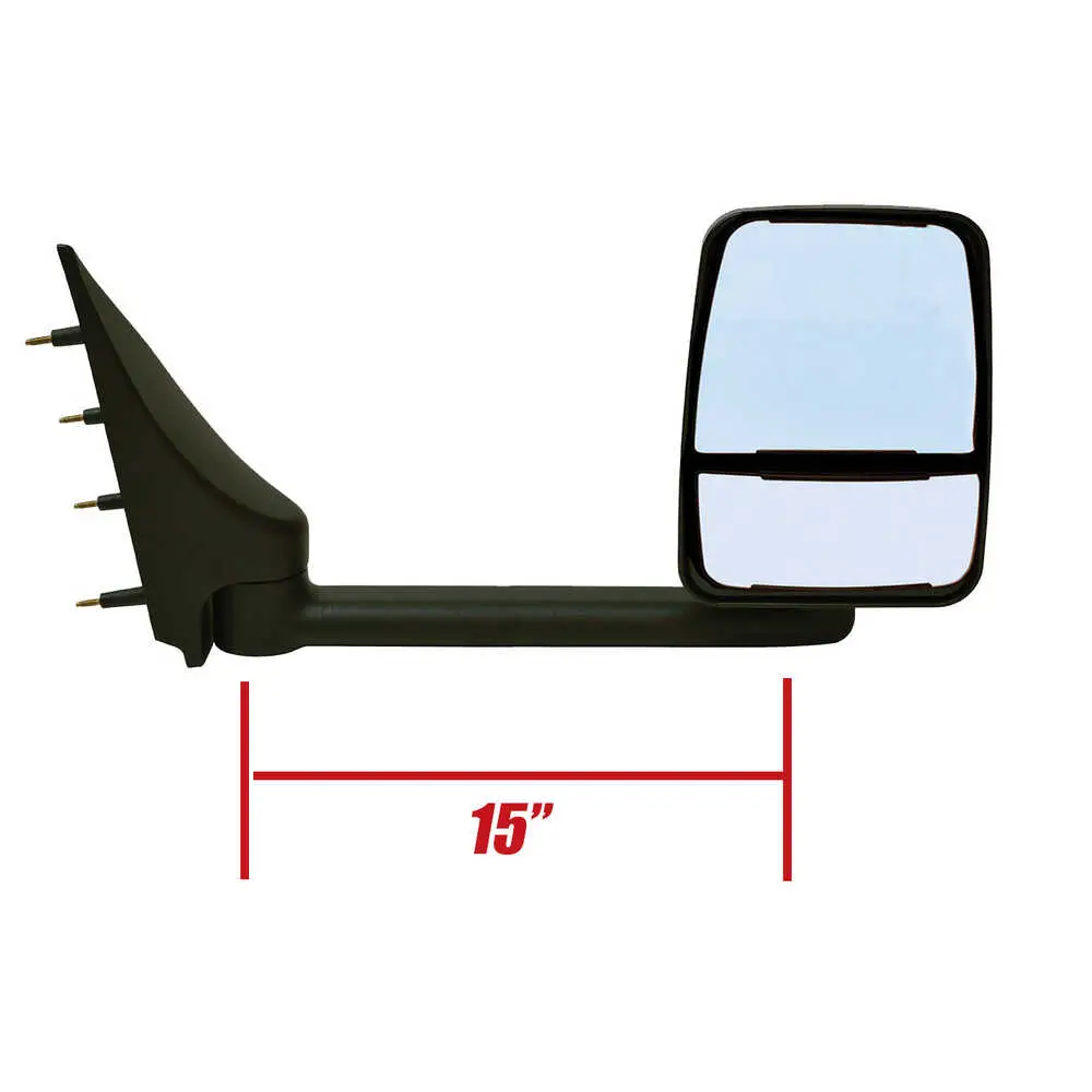Deluxe Manual Mirror Assembly for 96" Body - Pair - Velvac 714515