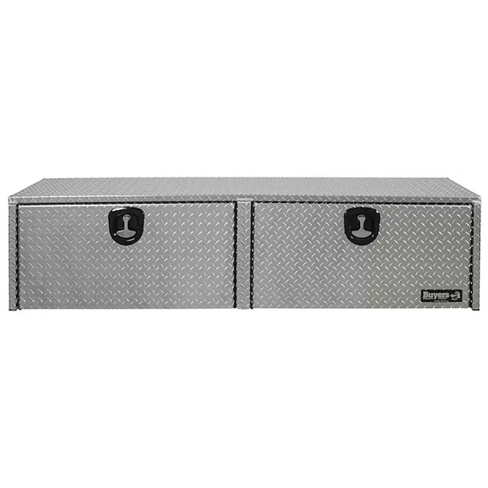 Diamond Tread Aluminum Topsider Truck Tool Box - 13" x 16" x 90"