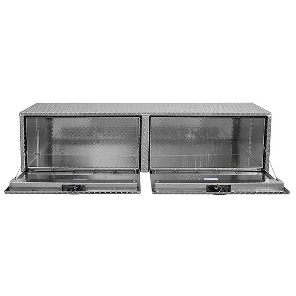 Diamond Tread Aluminum Topsider Truck Tool Box - 13" x 16" x 90"