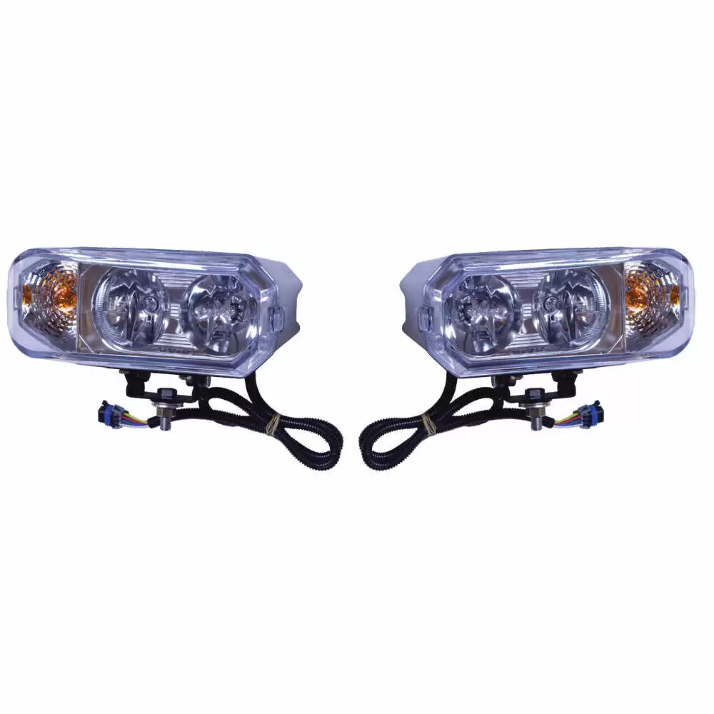 Dual Bulb Headlight Set - Replacement for Nite Saber I, II, & III
