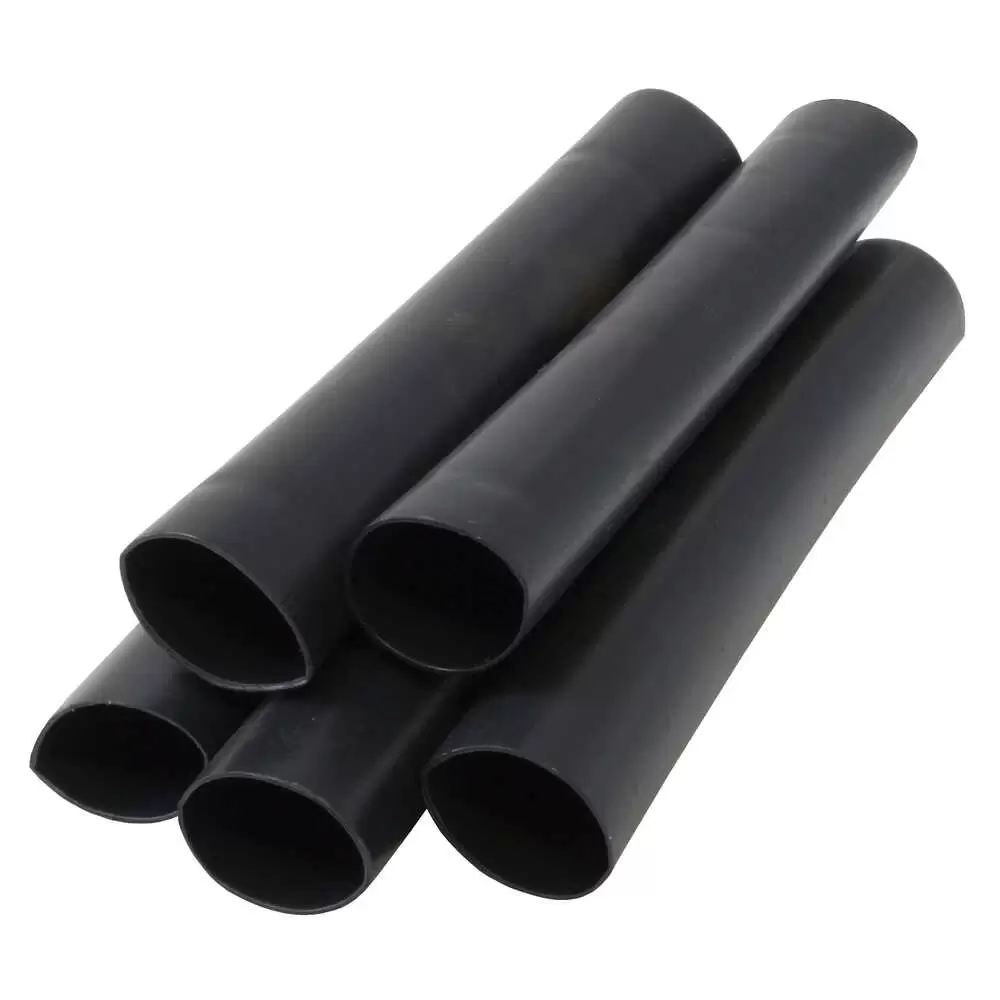 Dual Wall Heat Shrink Tubing, 3/4" X 6" black